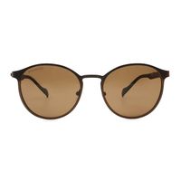 OC.MT.4176-0202.1 v -2- Oculos de Sol Masculino Chilli Beans Trend Redondo Polarizado Marrom